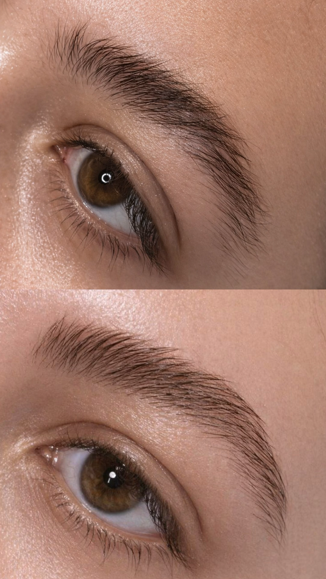 Оформление бровей — пример 2