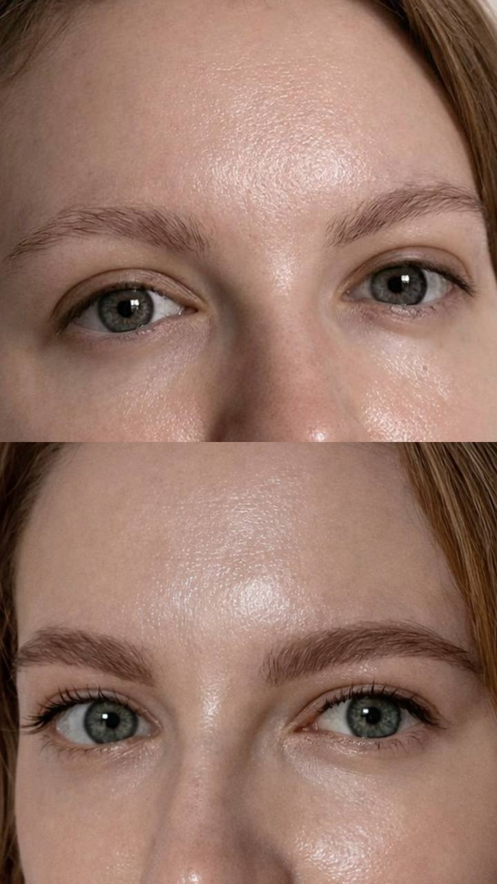 Оформление бровей — пример 3